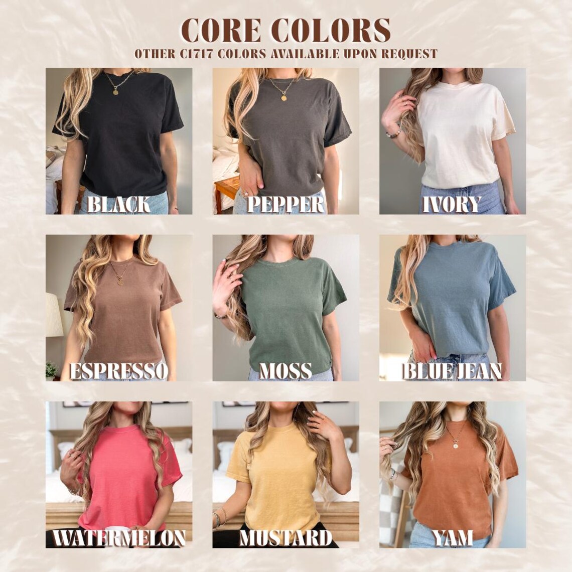 I Enjoy Long Walks Through Thrift Stores Embroidered Shirt Comfort Colors Tee